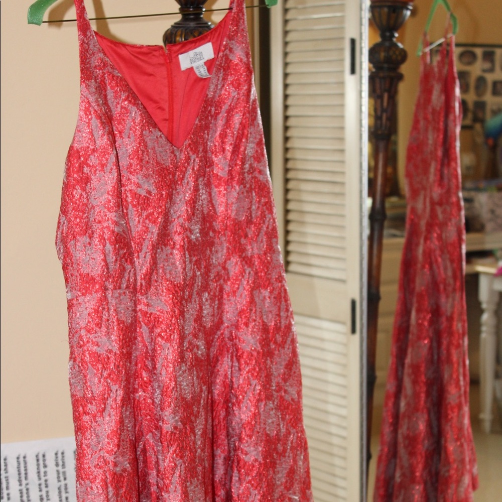 STUNNING red formal gown